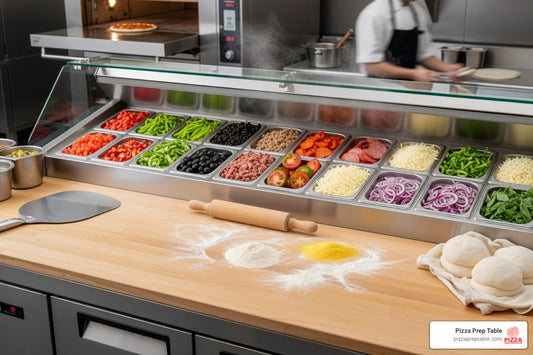 Pizza Prep Counters That Slice Through the Competition