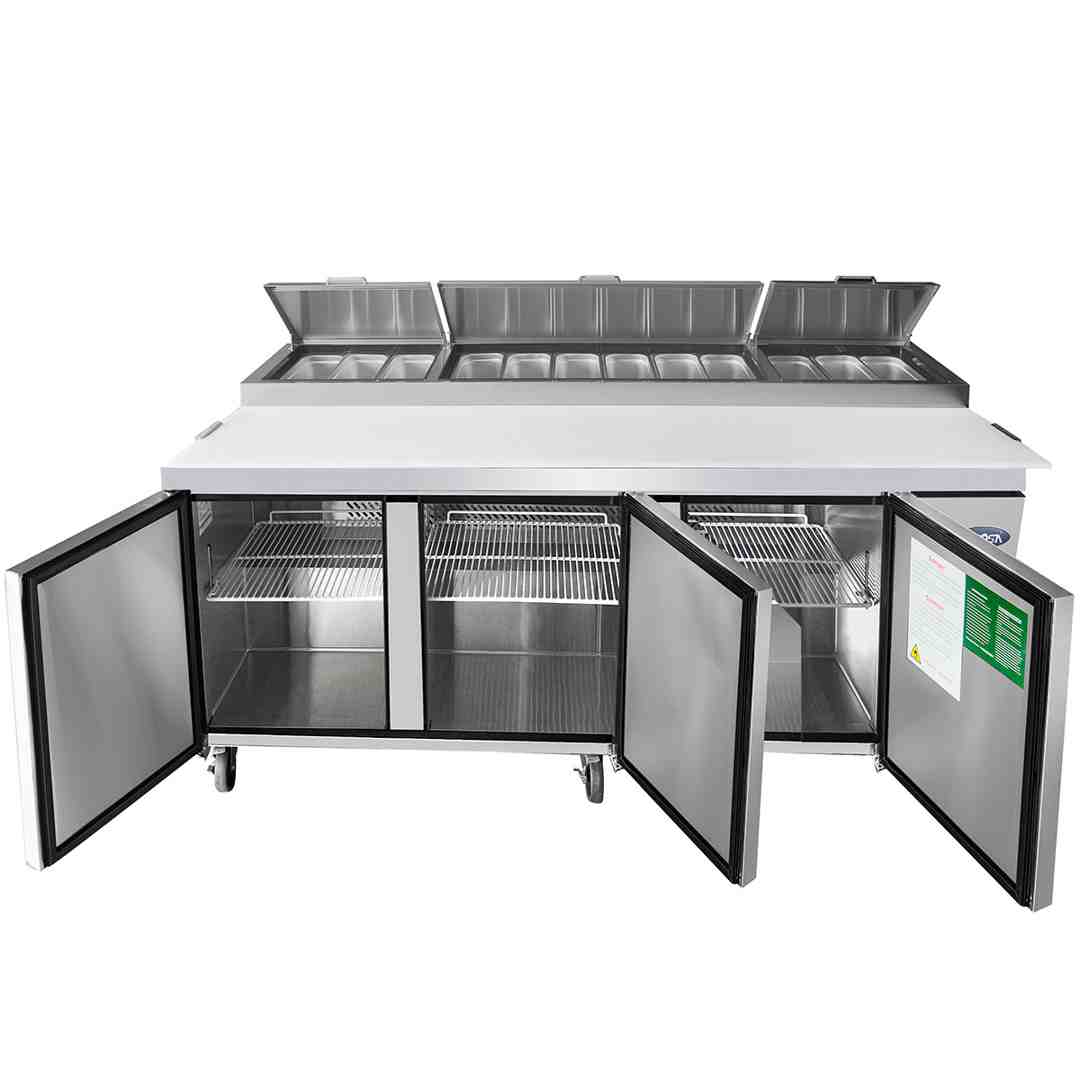 3 Door Pizza Prep Fridges That'll Make You Say 'Cheese!'
