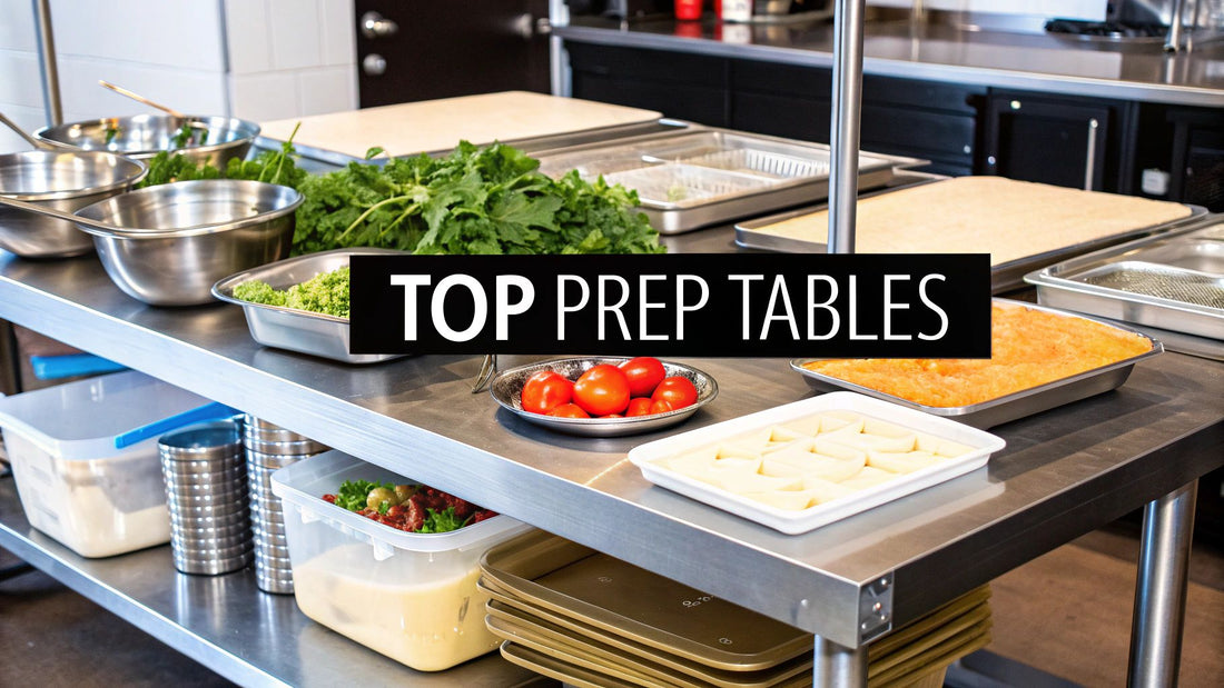 Top Pizza Prep Tables for Restaurant Success: Choose the Best