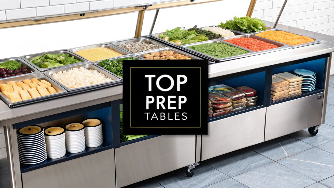 Top Pizza & Sandwich Refrigerated Prep Table Guide 2025