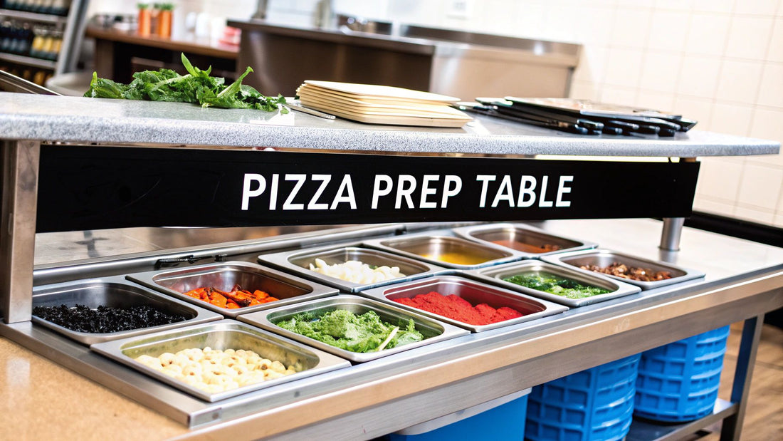 A Pizzeria Owner's Guide to the 93 Inch Pizza Prep Table