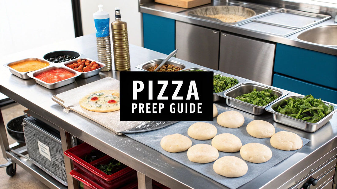Your Guide to Commercial Pizza Prep Tables