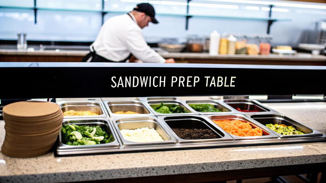Choosing the Right Refrigerated Prep Table for Your Pizzeria