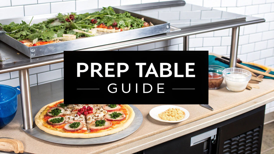Choosing the Perfect Pizza Prep Table for Your Pizzeria