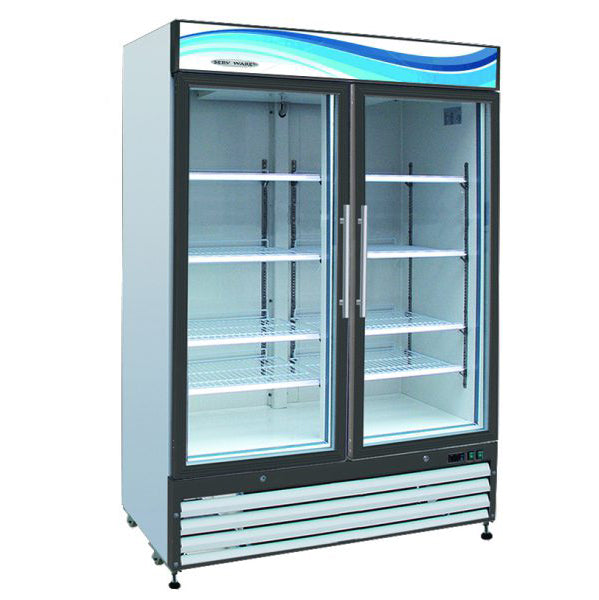 Serv-Ware GF48-HC 54 inch Merchandiser Freezer 49 cu. ft.