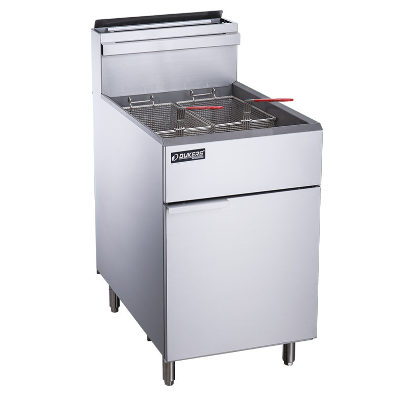 Dukers DCF5-LPG 70 lb. Liquid Propane Gas Fryer with 5 Tube Burner