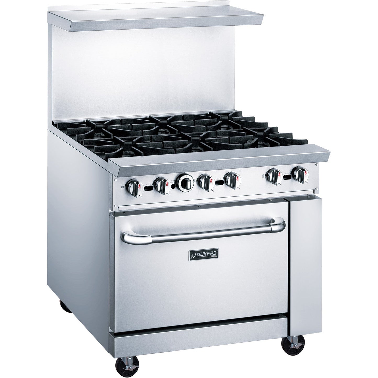 Dukers DCR36-6B 6 Burner Range