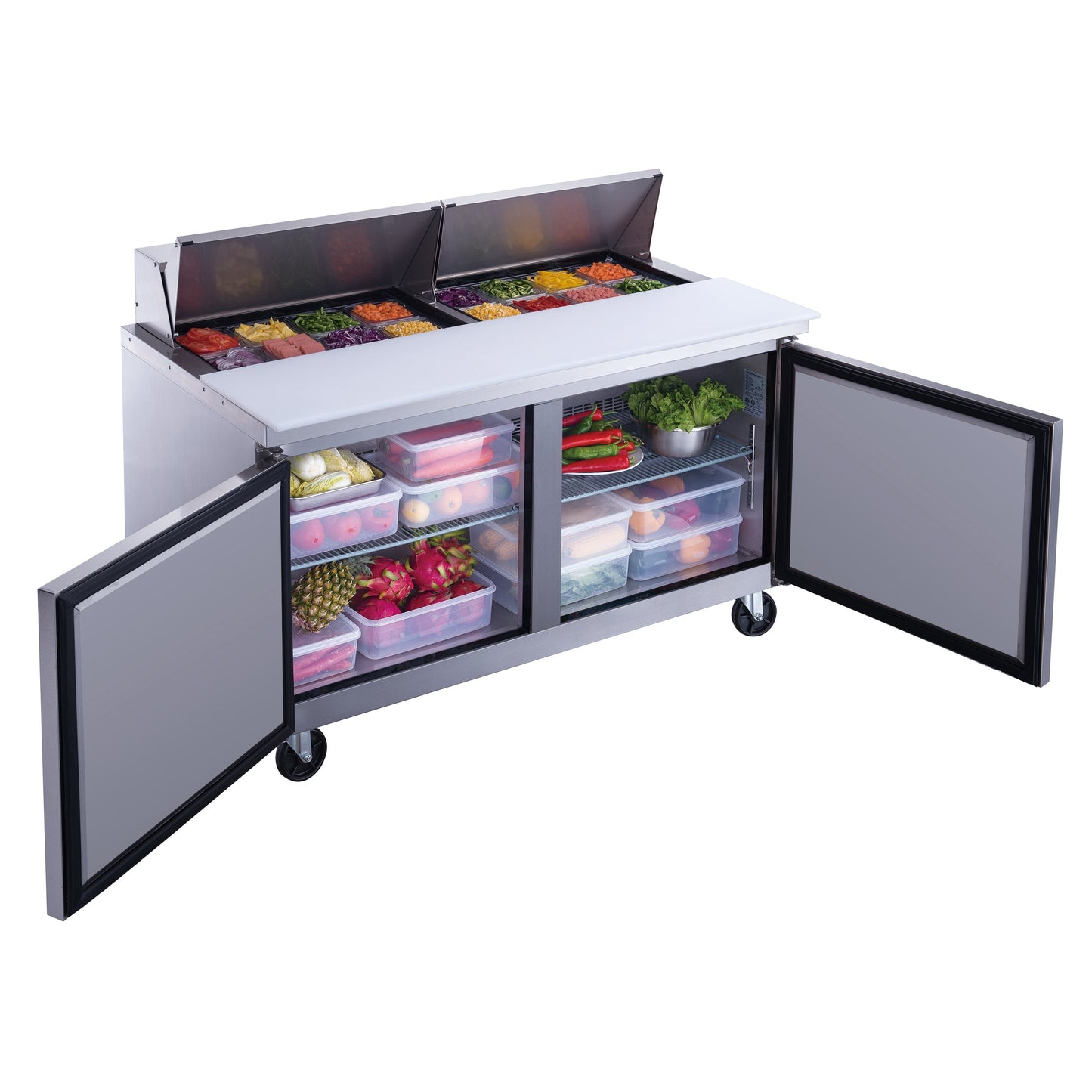 Dukers DSP60-16-S2 Sandwich Salad Prep Table