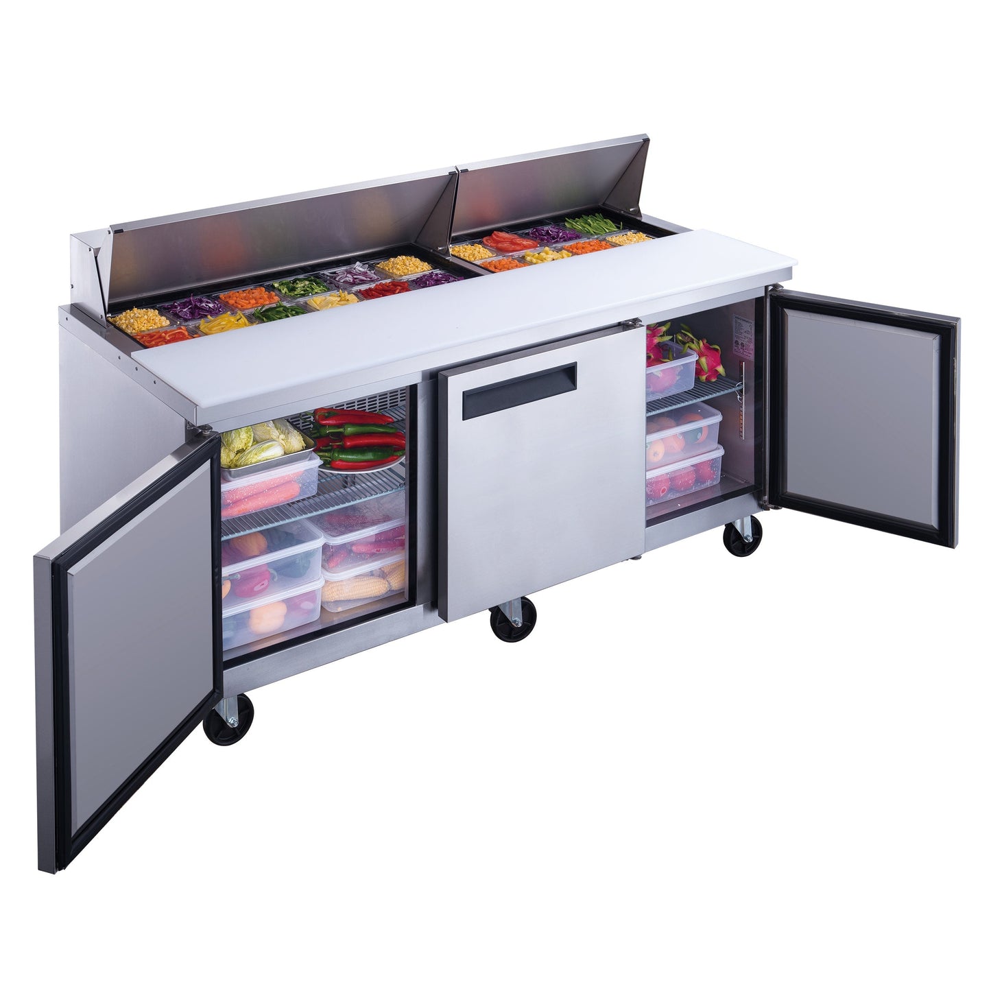 Dukers DSP72-18-S3 Sandwich Salad Prep Table