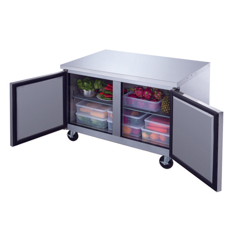 Dukers DUC48R 12.2 cu. ft. 2-Door Undercounter Refrigerator