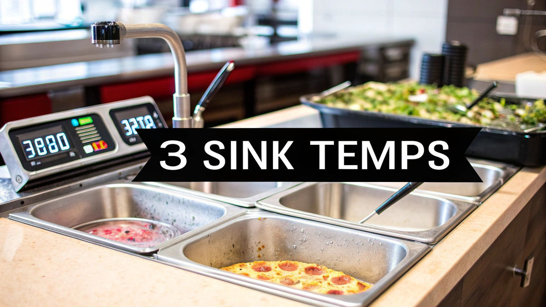A Pizzeria Owner's Guide to 3 Compartment Sink Temperatures