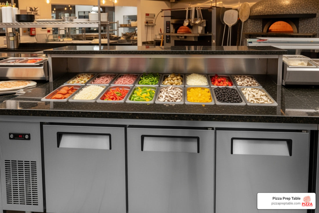 Maximize Your Prep Space: Why a 3-Door Pizza Fridge is Key