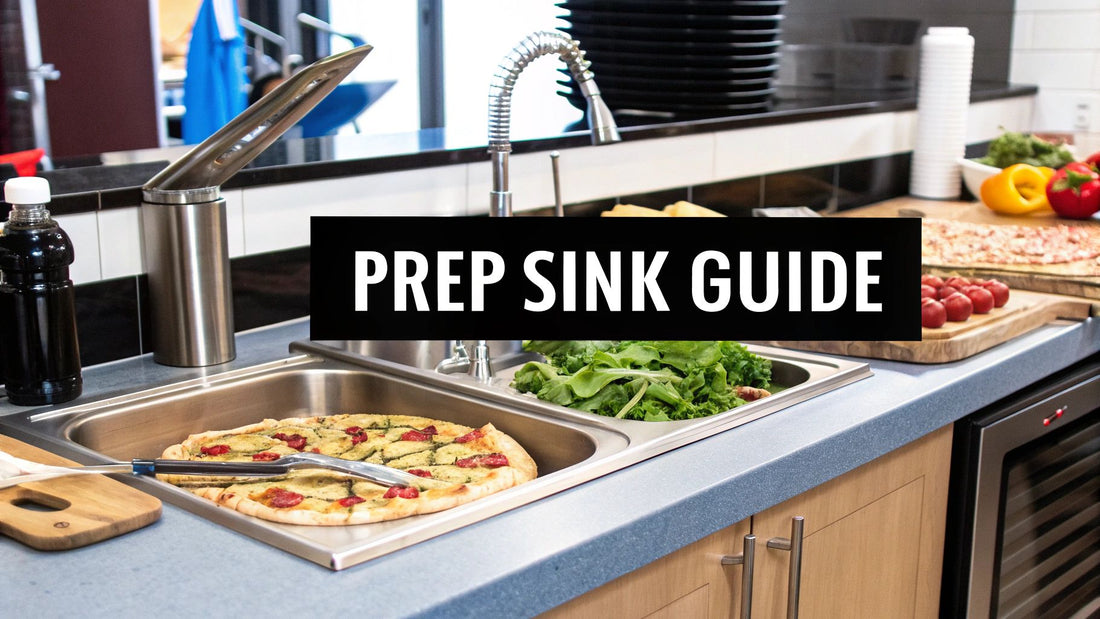 Your Ultimate Commercial Prep Sink Guide for Pizzerias