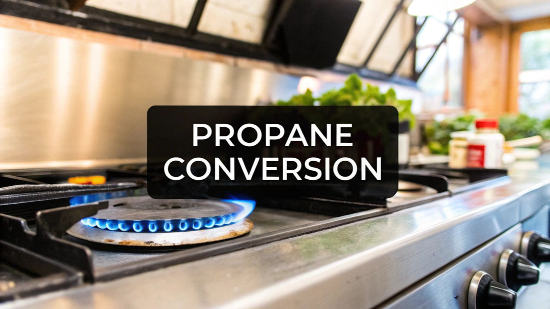 Converting a natural gas range to propane: A Complete Guide for Pizzerias