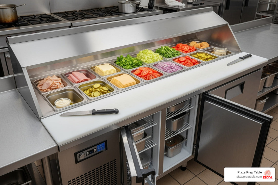 Freshness Guaranteed with These Sandwich Prep Refrigerators