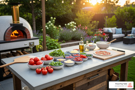 Build Your Backyard Pizza Paradise with a DIY Outdoor Pizza Prep Table