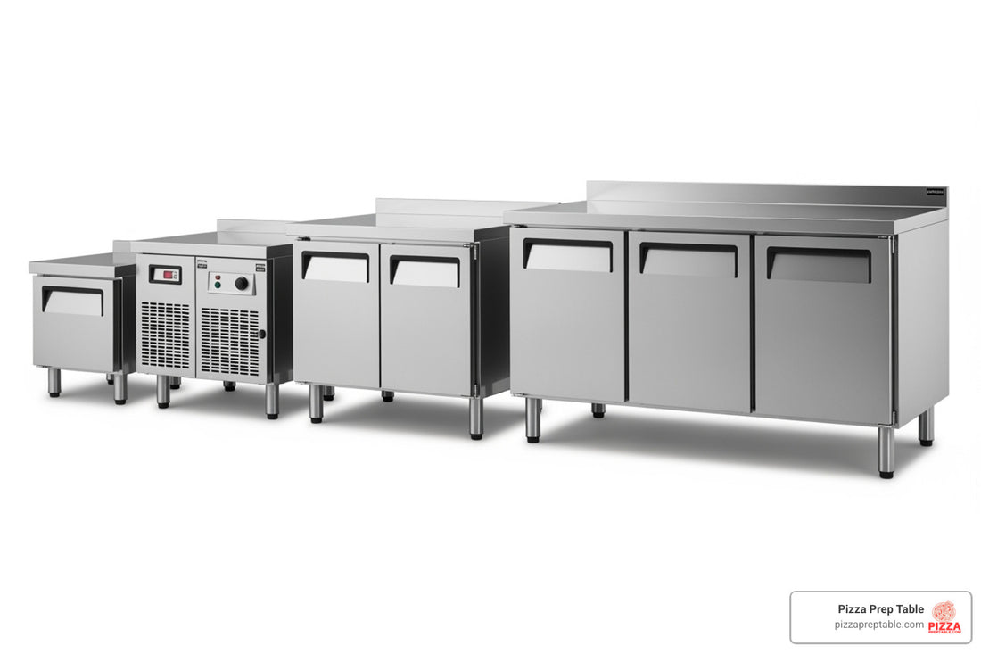 How to Choose the Right Pizza Prep Table Dimensions for Your Kitchen