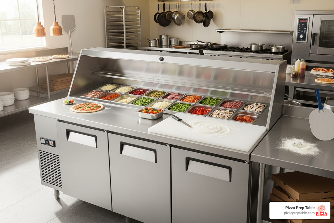 Chill Out with the MPF8203GR Pizza Prep Table from Atosa