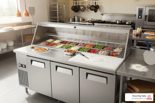 Chill Out with the MPF8203GR Pizza Prep Table from Atosa