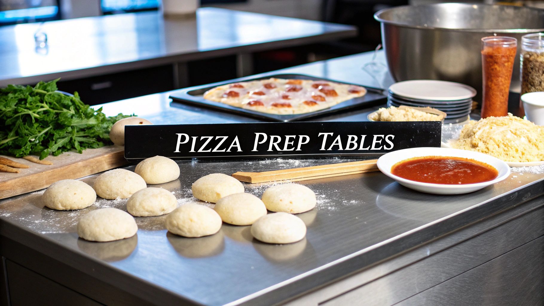 Prepito Table Choosing Commercial Stainless Steel Tables for Pizzerias – Pizza Prep Table