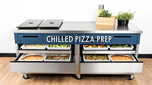 Refrigerated Drawers for Pizza Prep Tables