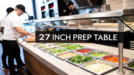 The Pizzeria's Guide to 27 Inch Pizza Prep Tables