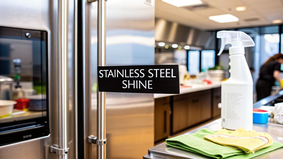 Best Way to Clean a Stainless Steel Pizza Prep Table