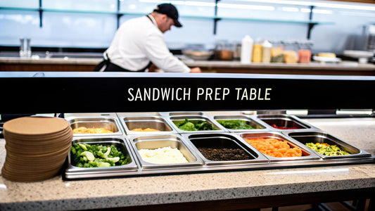 Choosing the Right Refrigerated Prep Table for Your Pizzeria