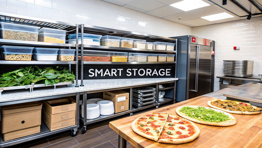 Top Commercial Kitchen Storage Solutions for Pizzerias 2025
