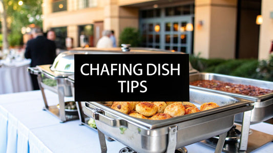 How to Use a Chafing Dish for Your Pizza Buffet