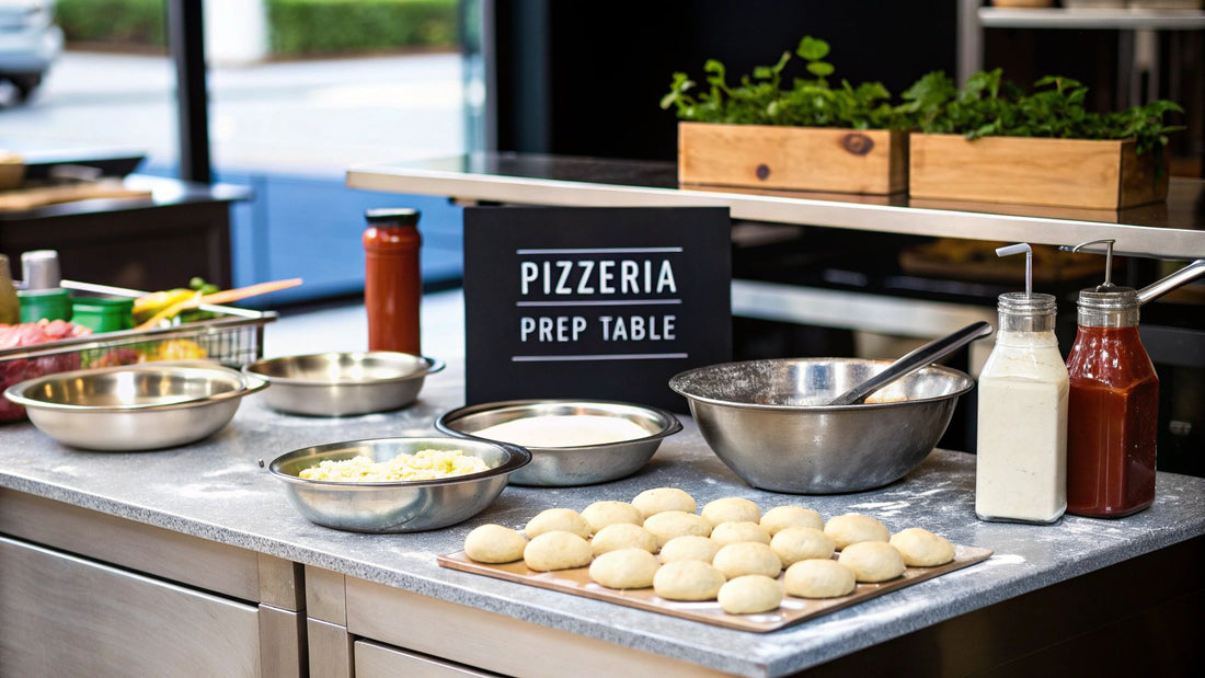The Pizzeria Owner’s Guide to Kitchen Prep Table Stainless Steel