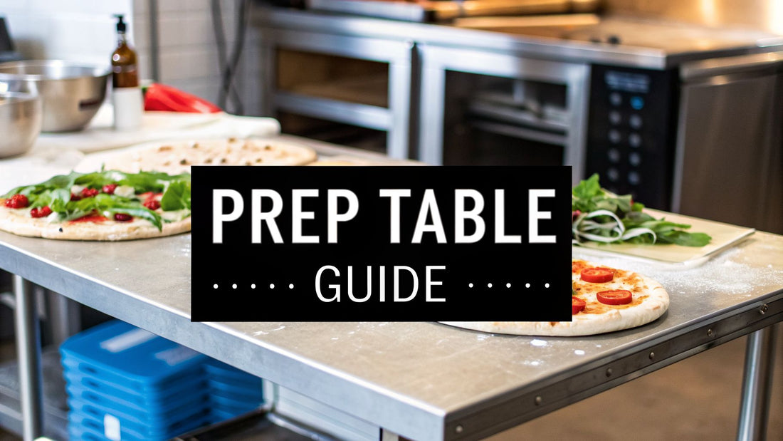 The Ultimate Guide to Pizzeria Steel Prep Tables