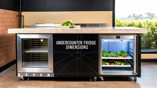 Undercounter Fridge Dimensions: Sizes for Your Pizza Prep Station