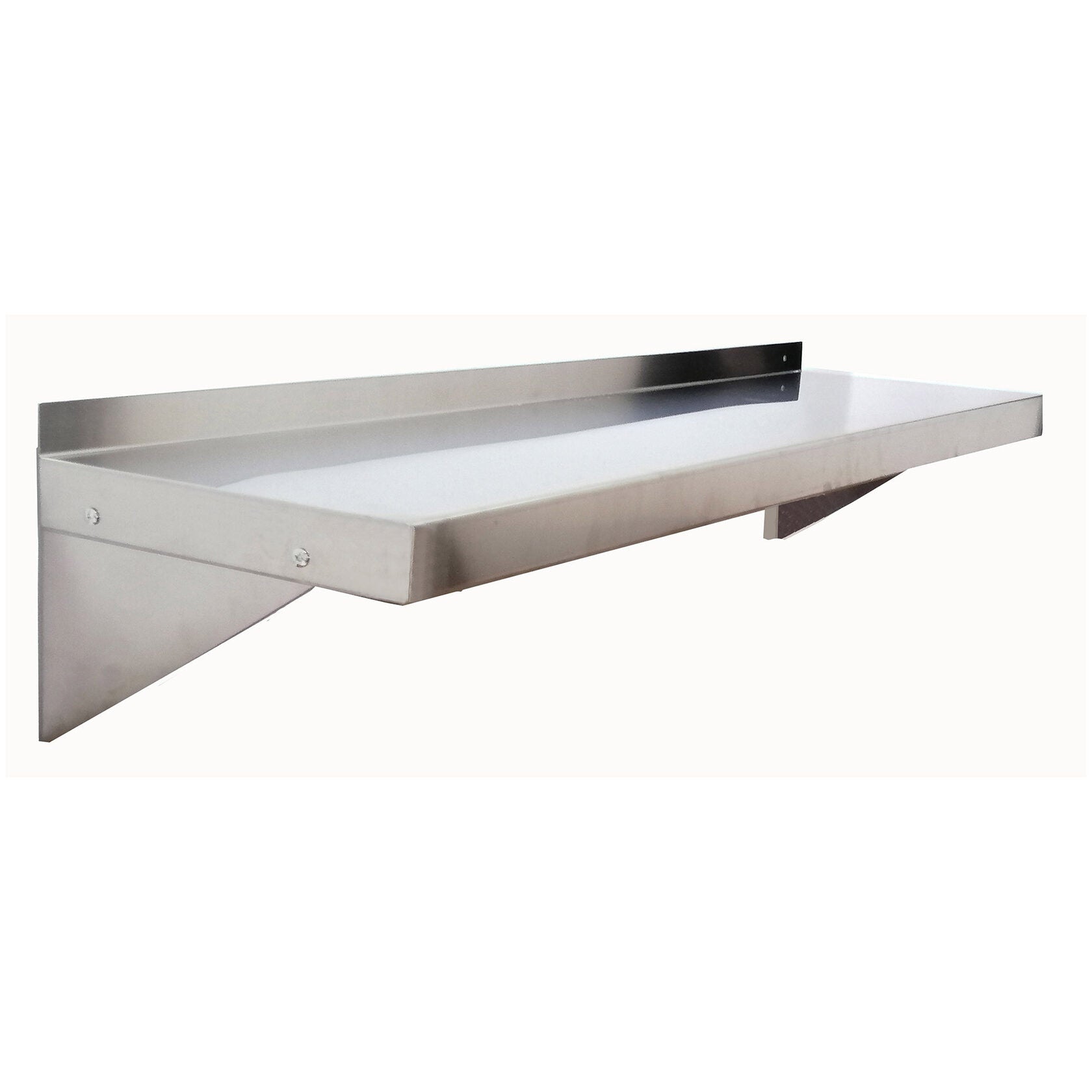 Stainless Steel Wall Shelf - 72 inch