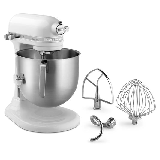 KitchenAid KSM8990WH Commercial NSF 8 Qt. Bowl-Lift Mixer - White