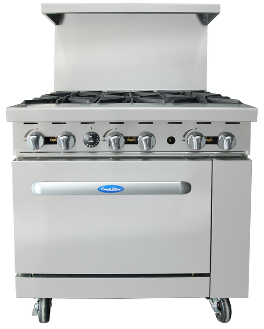 Atosa AGR-6B-LP 6 Burner Propane Gas Range