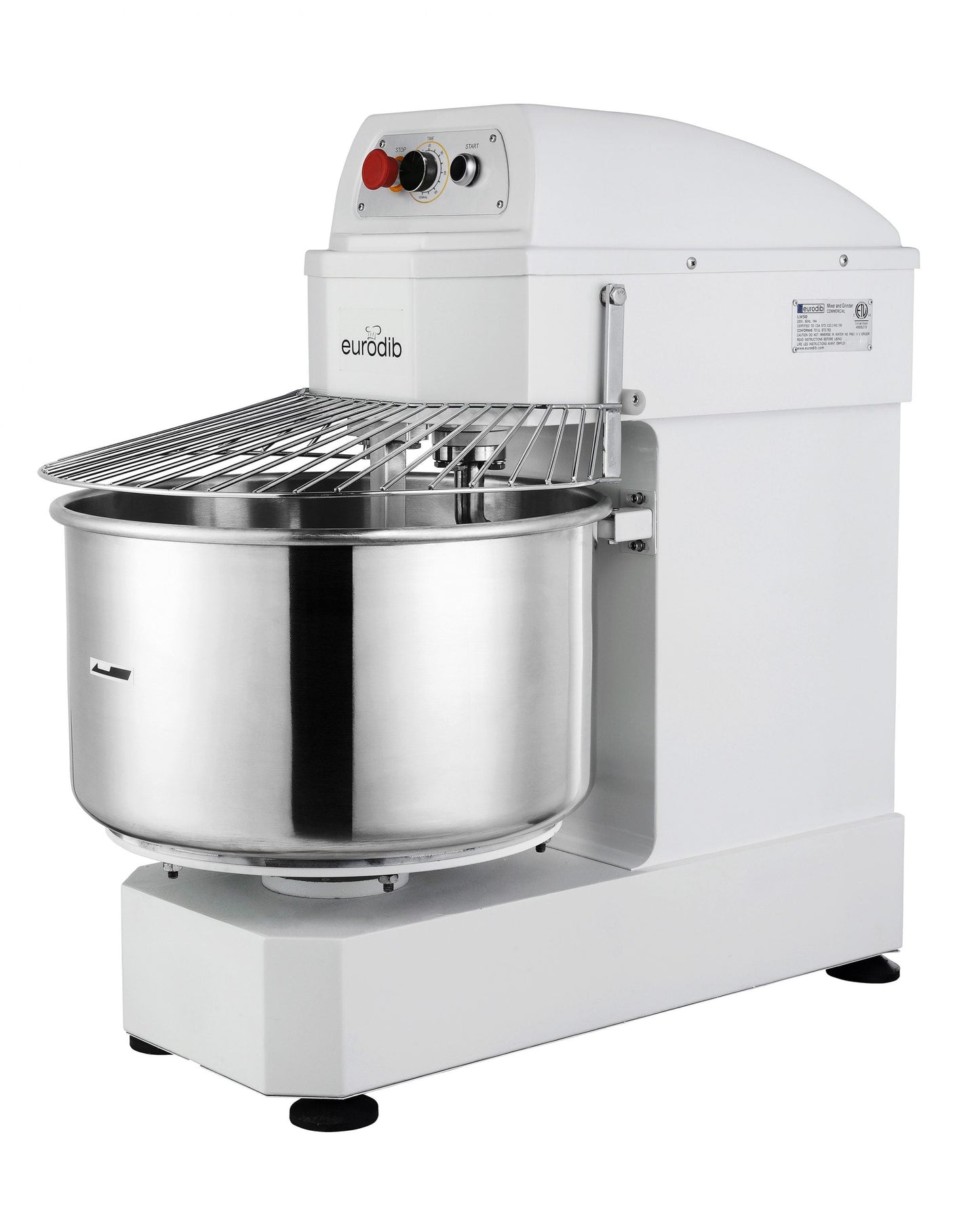 Eurodib LM50T 50 Qt Spiral Mixer