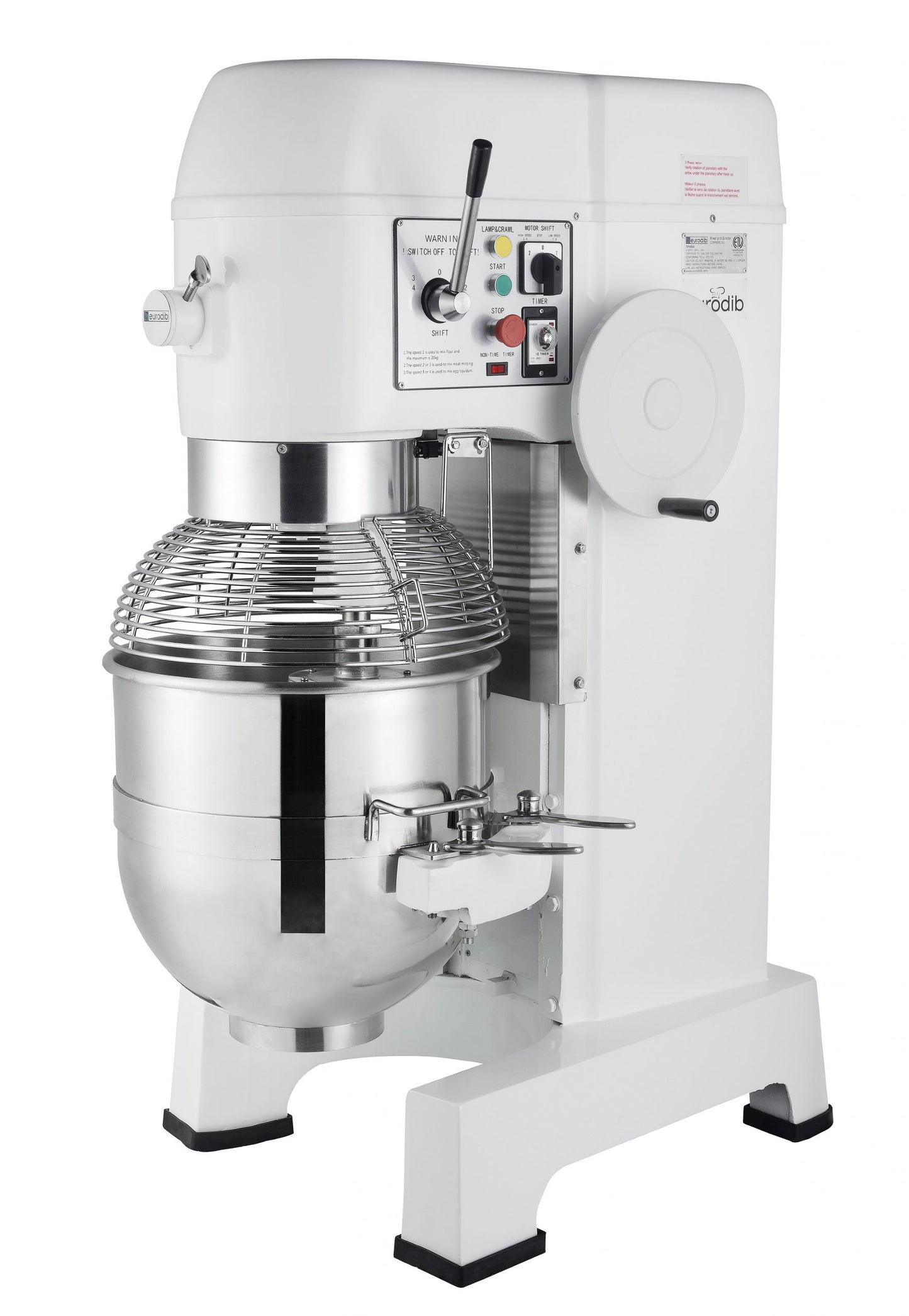 Eurodib M60A 220ETL Planetary 60 Qt Mixer