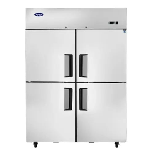 Atosa USA MBF8008GR Four Solid Half Door Reach In Freezer