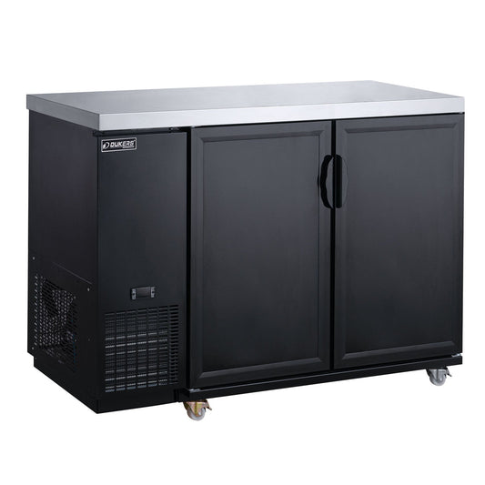 Dukers DBB48-M2 48" 2-Solid Door Back Bar Cooler