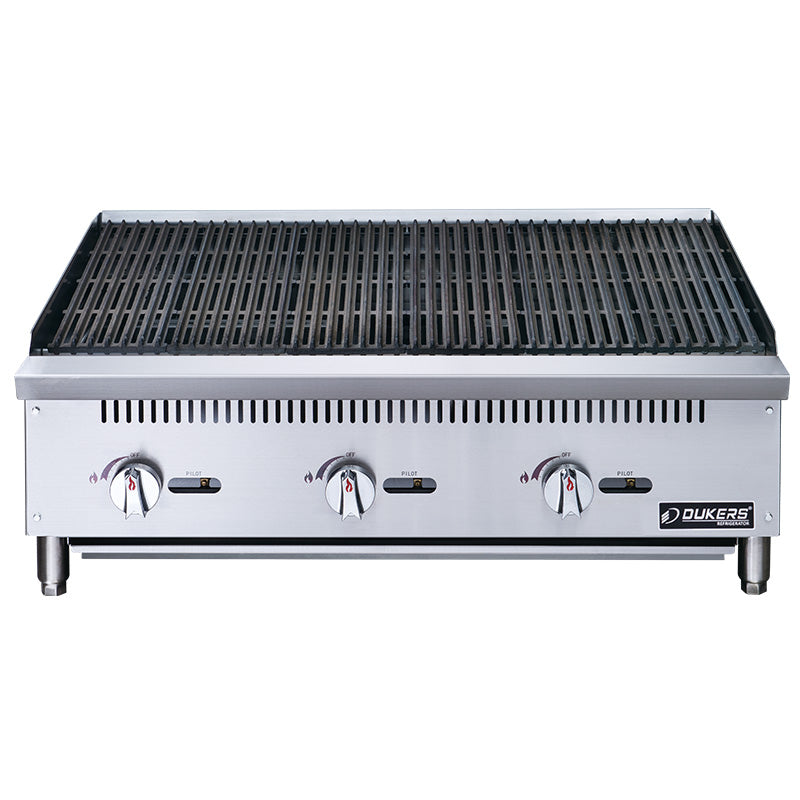 Dukers DCCB36 36 inch Countertop Charbroiler