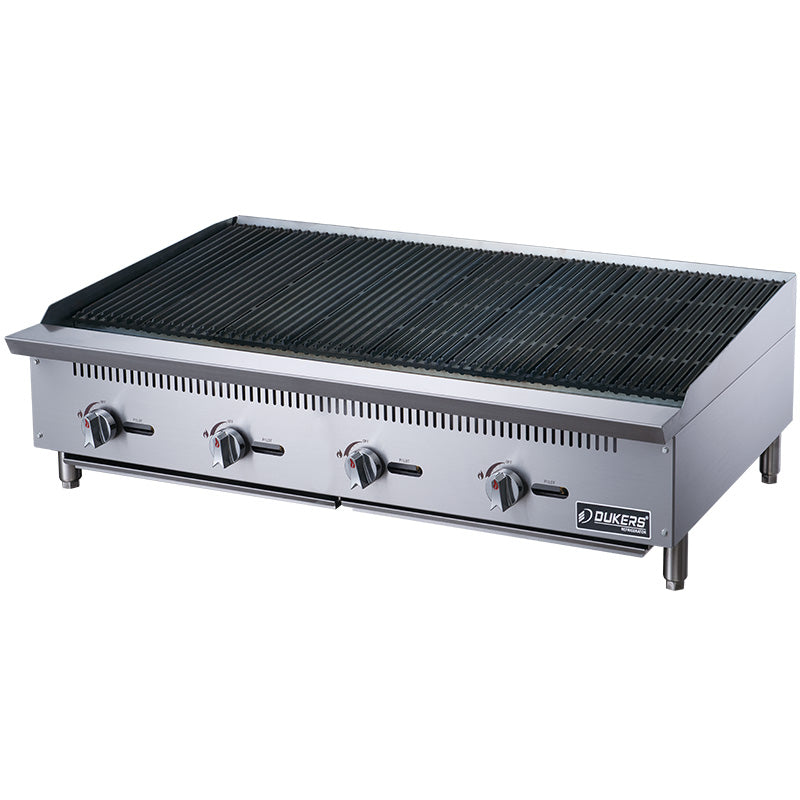 Dukers DCCB48 48 inch Countertop Charbroiler