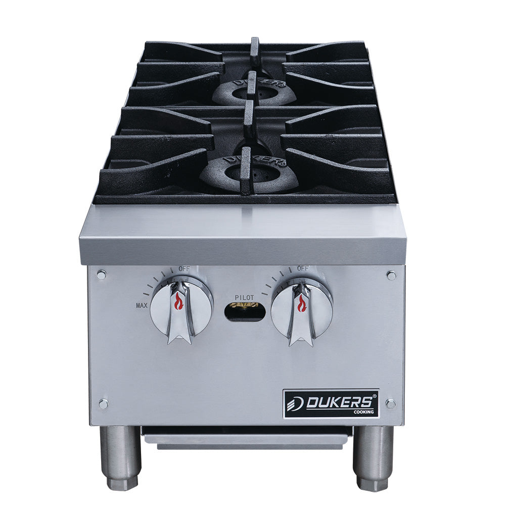 Dukers DCHPA12 Hot Plate with 2 Burners