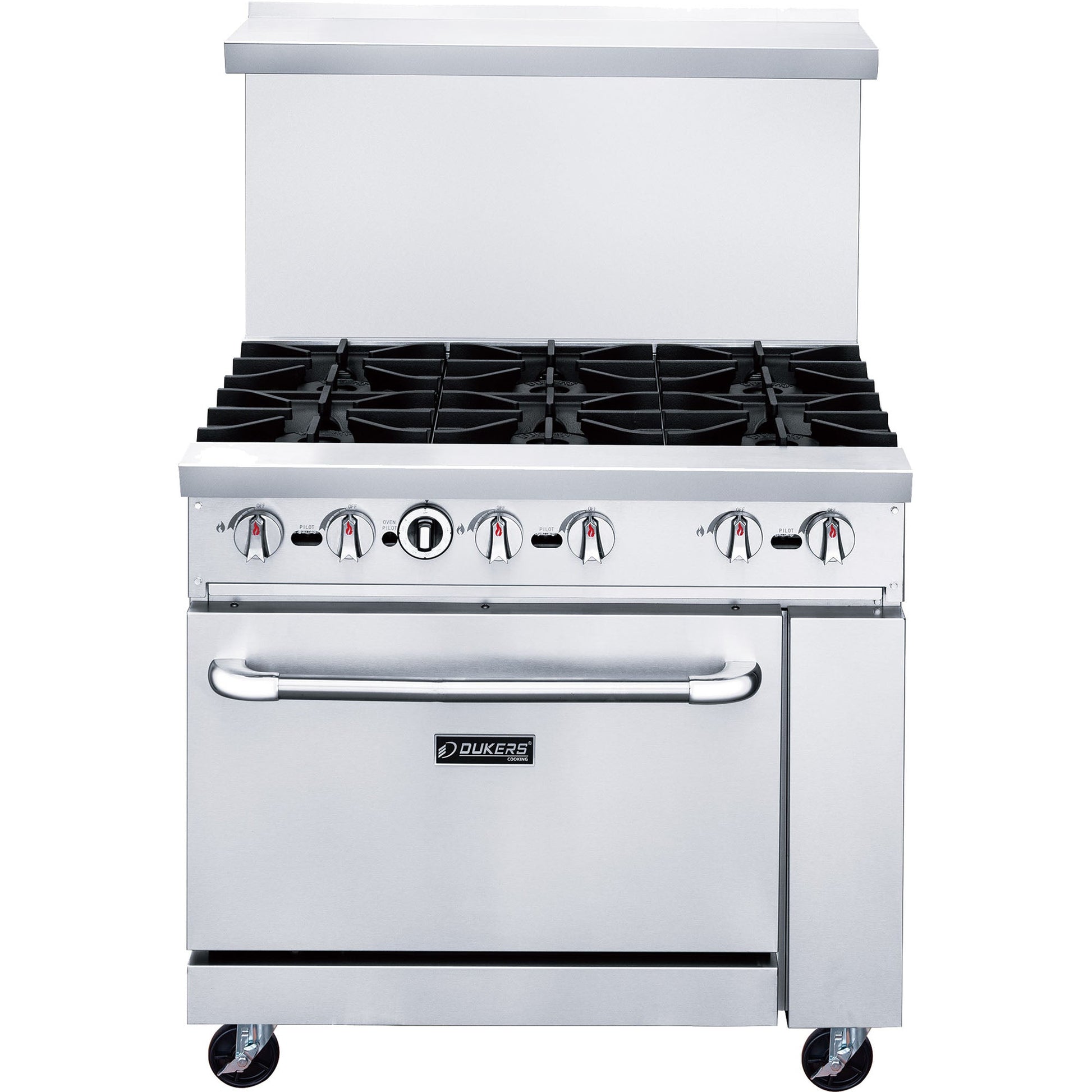 Dukers DCR36-6B 6 Burner Range 