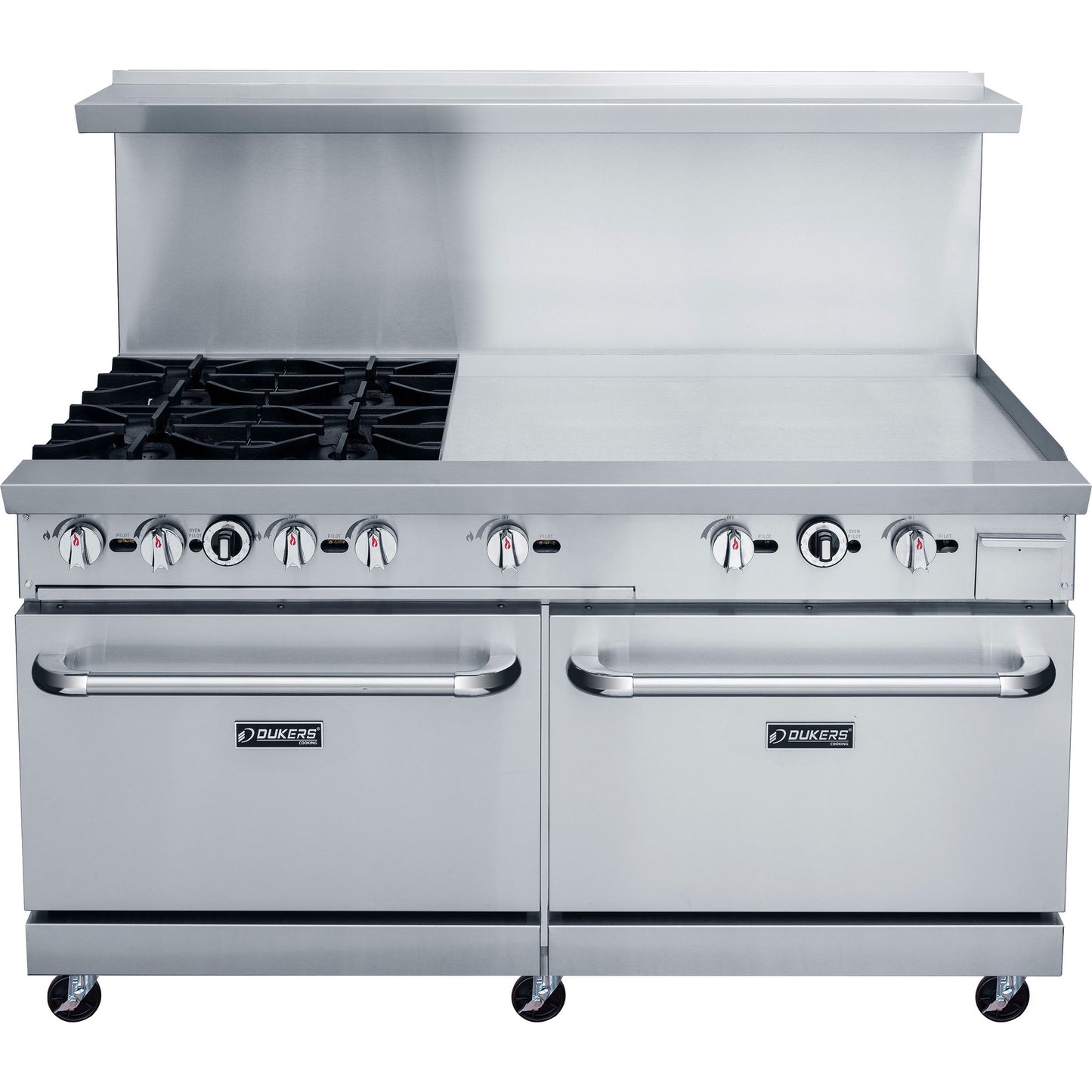 Dukers DCR60-4B36GM 4 Burner 36 inch Griddle