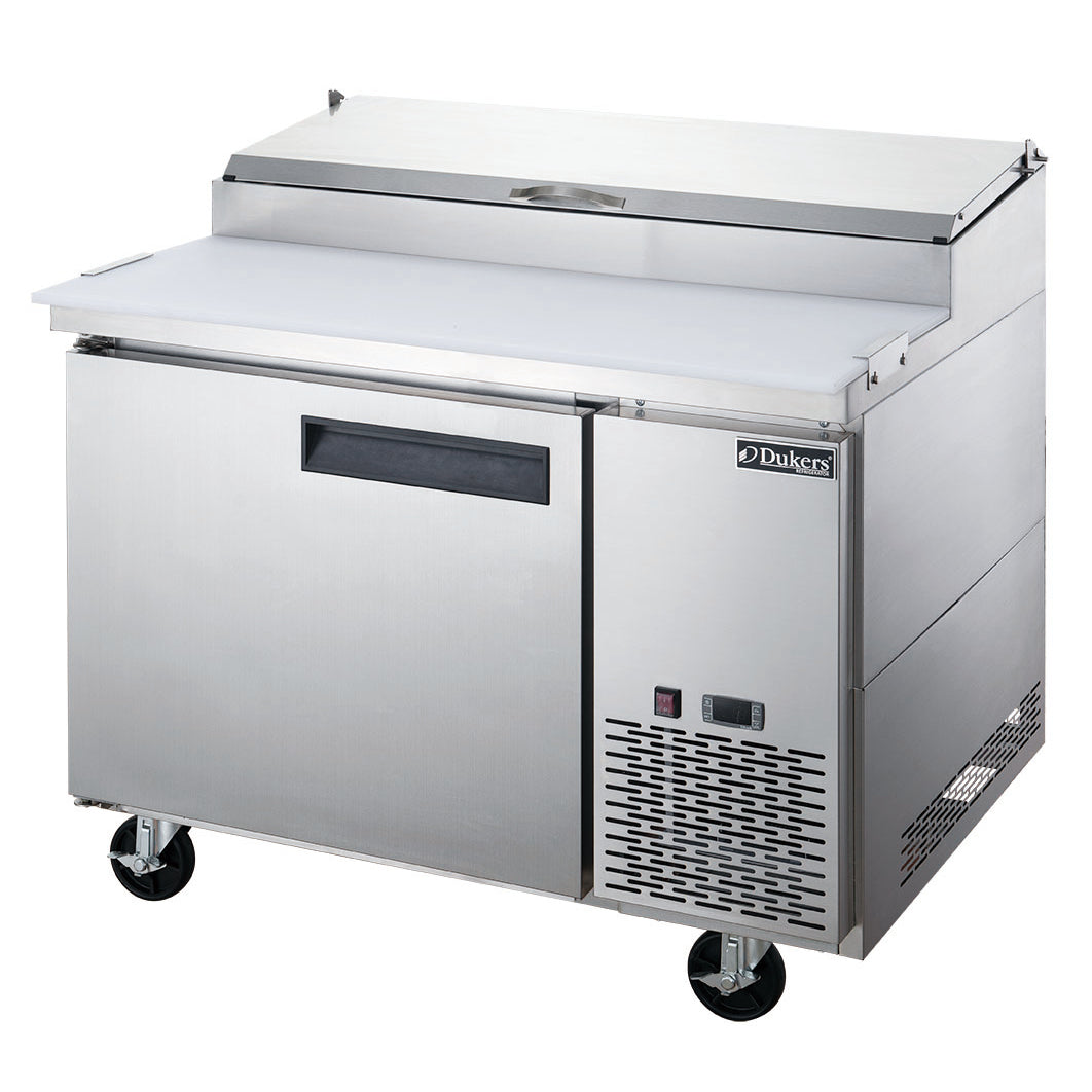 Dukers DPP44 9.8 cu.ft Single Door Pizza Prep Table