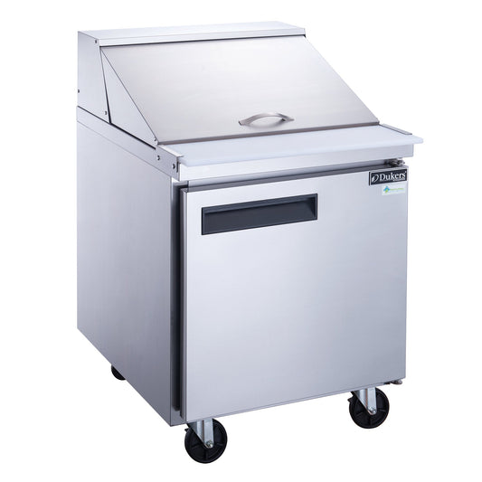 Dukers DSP29-12M-S1 6.5 cu. ft. Single Door Mega Top Sandwich Prep Table